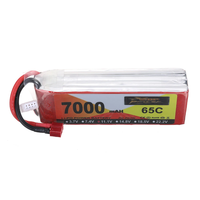 ZOP Power 11.1V 7000mAh 65C 3S LiPo Battery T Plug for RC Car
