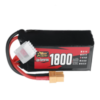 ZOP Power 14.8V 1800mAh 120C 4S LiPo Battery XT60 Plug for RC Drone