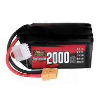 ZOP Power 14.8V 2000mAh 120C 4S LiPo Battery XT60 Plug for RC Drone