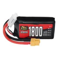 ZOP Power 2S 7.4V 1800mAh 120C 13.32Wh LiPo Battery XT60 Plug for RC Car Vehicles