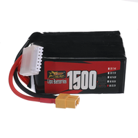 ZOP Power 6S 22.2V 1500mAh 120C 33.3Wh LiPo Battery XT60 Plug for SpeedyBee Master 5 V2RC FPV Racing Drone