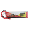 ZOP Power 7.4V 2600mAh 100C 2S LiPo Battery T Plug for RC Car