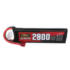 ZOP Power 7.4V 2800mAh 100C 2S LiPo Battery T Plug for RC Car