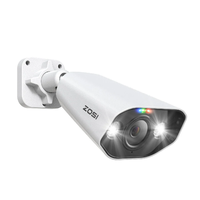 ZOSI 5MP IP Camera Add-on Outdoor PoE Security Camera Two Way Audio HDR Color Night Vision Home CCTV Video Surveillance