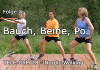 TELE-GYM 28 Nordic Walking Folge 2 Bauch Beine Po VOD