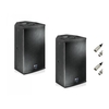 2x dB Technologies DVX D10 HP Aktive Pro Lautsprecher B-Ware inkl. XLR-Kabel Bundle