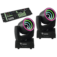 2x EUROLITE LED TMH-61 Hypno Moving-Head Beam + EUROLITE Color Chief DMX-Controller Bundle