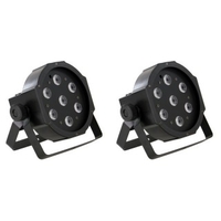 2x INVOLIGHT SlimPAR784 LED PAR Scheinwerfer Bundle