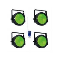 4x ADJ Dotz Par LED Scheinwerfer Lichteffekt inkl. RF Remote Fernbedienung Bundle