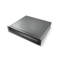Adam Hall 19" Parts 874 E 02 A ERGO 19" Rack Schublade 2 HE Aluminium