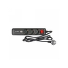 Adam Hall Accessories 8747 S 3 USB - 3-fach Steckdosenleiste mit Schalter und 2 USB-Ladebuchsen