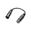 Adam Hall Cables 3 Star Serie - DMX Adapter XLR female 5 Pol auf XLR male 3 Pol 0, 2 m