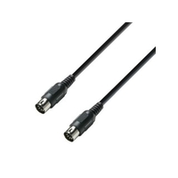 Adam Hall Cables 3 Star Serie - MIDI Kabel 1, 5 m blau