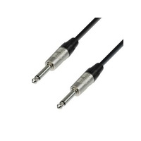 Adam Hall Cables 4 Star Serie - Instrumentenkabel REAN 6, 3 mm Klinke mono auf 6, 3 mm Klinke mono 6, 0 m