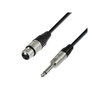 Adam Hall Cables 4 Star Serie - Mikrofonkabel REAN XLR female auf 6, 3 mm Klinke mono 3, 0 m