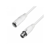 Adam Hall Cables K4 MMF 500 SNOW Mikrofonkabel REAN XLR male auf XLR female 5 m weiß