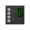 Audac MWX 43 B - Wall Panel Controller für AUMTX 48 / 88 schwarz