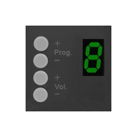 Audac MWX 45 B - Wall Panel Controller für AUMTX 48 / 88 schwarz