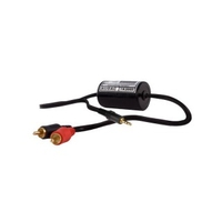 Audac TR 2060 - Ground Loop Isolator- 3, 5 mm Klinkestecker auf 2 x Cinch-Stecker