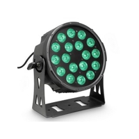 Cameo FLAT PRO 18 IP65 - 18x10W FLAT LED RGBWA Outdoor PAR Scheinwerfer schwarz