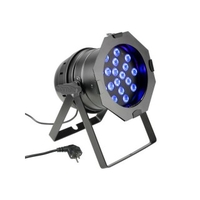 Cameo PAR 64 CAN TRI 3W BS - 18 x 3 W TRI Colour LED RGB PAR Scheinwerfer in schwarzem Gehäuse