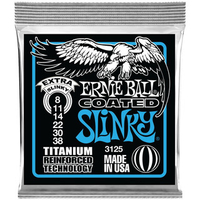 ERNIE BALL Slinky Coated E-Gitarren Saiten Satz 8-38
