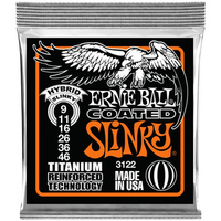 ERNIE BALL Slinky Coated E-Gitarren Saiten Satz 9-46