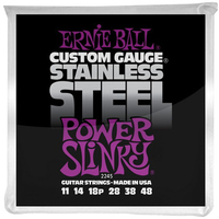 ERNIE BALL Slinky Stainless E-Gitarren Saiten Satz 11-48