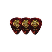 Fire&Stone Plektrum Fire&Stone Mix Celluloid 0, 81 mm,  tortoise
