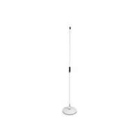 Gravity MS 23 W - Mikrofonständer gerade mit Tellerfuß weiß