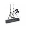 Gravity SS 5211 B SET 2 - Boxenständer Set 2 Boxenständern mit Tasche inkl. 2x5m Standard Lautsprecherkabeln