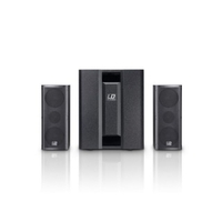 LD Systems DAVE 8 ROADIE - Portables PA-System aktiv mit 3 Kanal Mixer