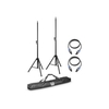 LD Systems DAVE 8 SET 2 - 2 x Lautsprecher Stativ mit Transporttasche + 2 Lautsprecherkabel 5 m für DAVE 8 Systeme