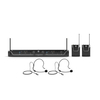 LD Systems U308 BPH 2 - Dual - Funkmikrofon System mit 2 x Bodypack und 2 x Headset - 863 - 865 MHz + 823 - 832 MHz