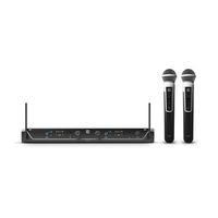 LD Systems U308 HHD 2 - Dual - Funkmikrofon System mit 2 x Handmikrofon dynamisch - 863 - 865 MHz+ 823 - 832 MHz