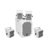 OMNITRONIC Set BOB-10A ws + 4x BOB-4 ws PA-Lautsprecher Set