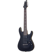 SCHECTER Demon 7 Aged Black Satin B-Ware E-Gitarre