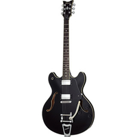 SCHECTER Retro Corsair Bigsby Gloss Black B-Ware E-Gitarre