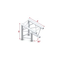 Showtec Milos Corner 90° apex down Corner 90° Apex Down FT30007