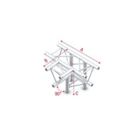 Showtec Milos T-Cross + down 4-way T Cross + Down 4-Way FT30020