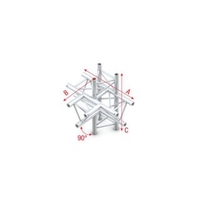 Showtec Milos T-Cross + up/down 5-way T Cross Up/Down 5-Way FT30021