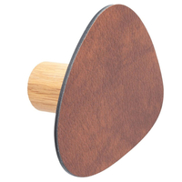 2er Spar-Set Lind DNA Wall Dot Bull Wandhalterung - cognac/anthracite - 11x13 cm