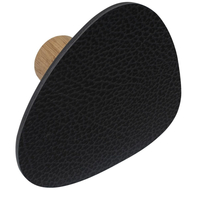 2er Spar-Set Lind DNA Wall Dot Hippo Wandhalterung - black-anthracite/black/nature - 11x13 cm