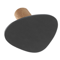 2er Spar-Set Lind DNA Wall Dot Nupo Wandhalterung - black/anthracite/nature - 8x10 cm