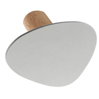 2er Spar-Set Lind DNA Wall Dot Nupo Wandhalterung - metallic/anthracite/nature - 11x13 cm