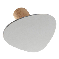 2er Spar-Set Lind DNA Wall Dot Nupo Wandhalterung - metallic/anthracite/nature - 8x10 cm