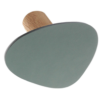 2er Spar-Set Lind DNA Wall Dot Nupo Wandhalterung - pastel green/anthracite/nature - 8x10 cm