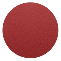 4er Spar-Set Lind DNA Circle Bull Tischset - red - Ø 30 cm