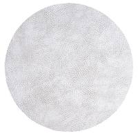 4er Spar-Set Lind DNA Circle Hippo Tischset - white-grey - Ø 30 cm