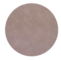 4er Spar-Set Lind DNA Circle Nupo Tischset - nomad grey - Ø 24 cm